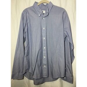Jack Spade long sleeve button down oxford shirt Blue Cotton Large JJ6